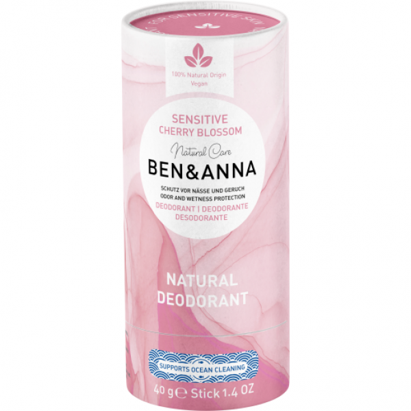 Ben and Anna Natural Soda Deodorant Sensitive Japanese Blossom Ben and Anna Natural Soda Deodorant Sensitive Japanese Blossom
